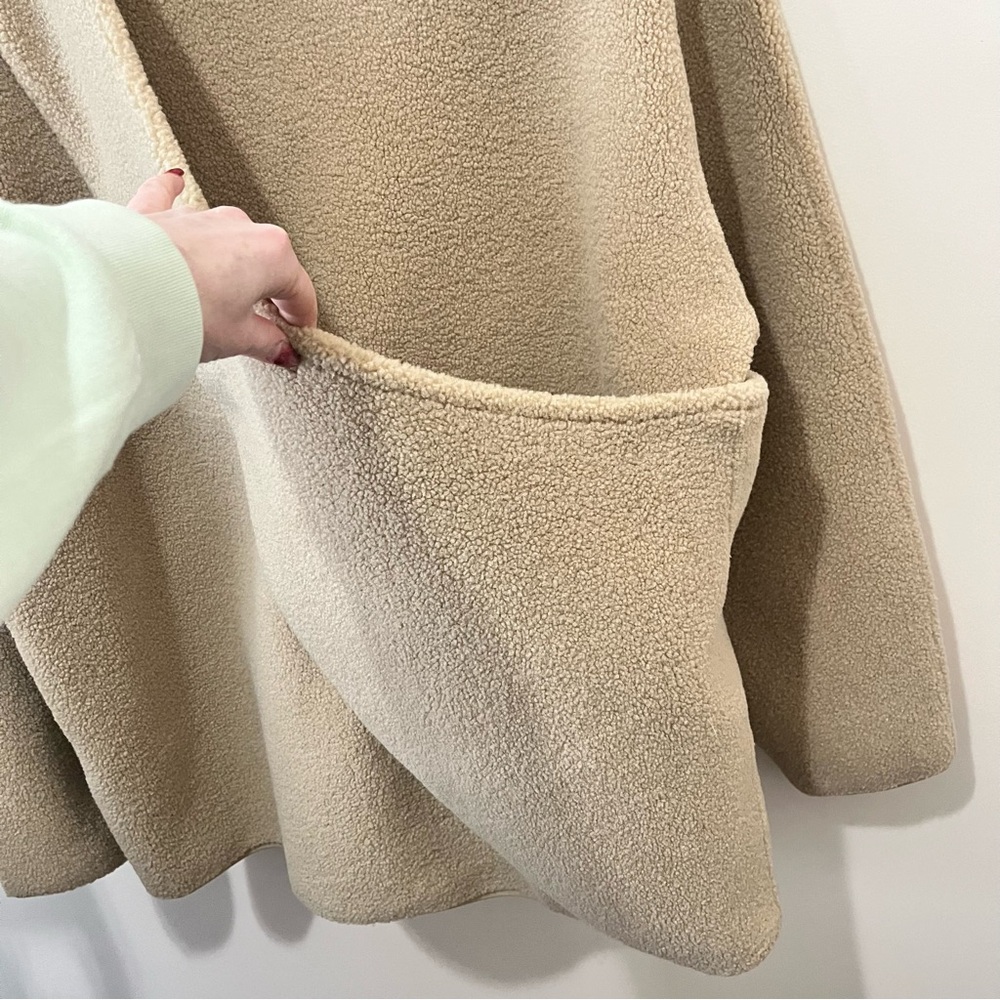 Riikyu Kangaroo Pouch Oversized Fit Unisex Fleece Pet Dog Shirt Sherpa NWT L - Picture 11 of 15